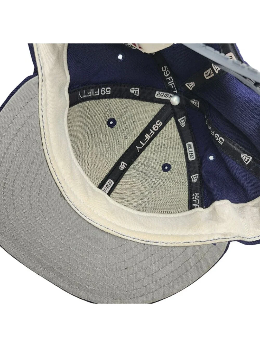 Barone Trucking Service Navy Blue New Era Snapback Hat Wool MD LG